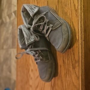 Chaco Barbary Castlerock Fold Down Gray Boots Womens Size 7.5 Waterproof Hiking